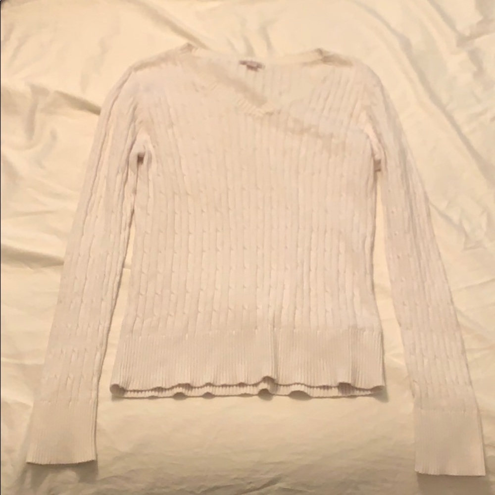 Cream sweater